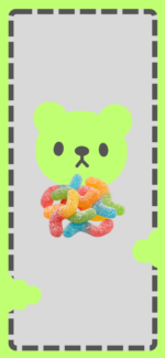 iPhone 14 Lock Screen Wallpaper " Gummy bears " image 2.