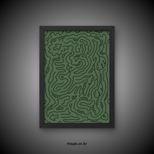 maze – dark green digital print file