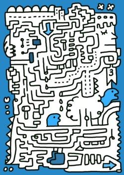 MAZE – How about a maze when you’re bored?