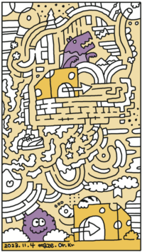 MAZE – The fresh maze I drew today